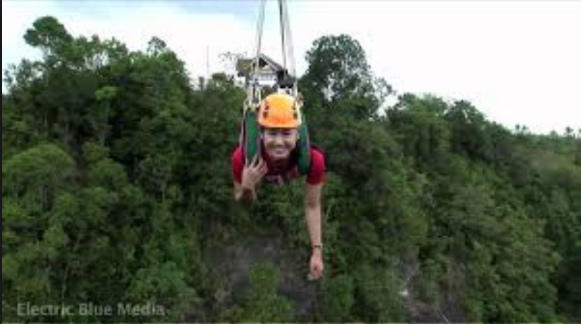 Sui-slide Zip line